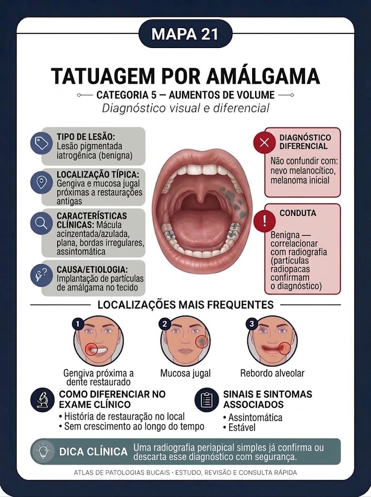 Mapa 21: Tatuagem por Amálgama